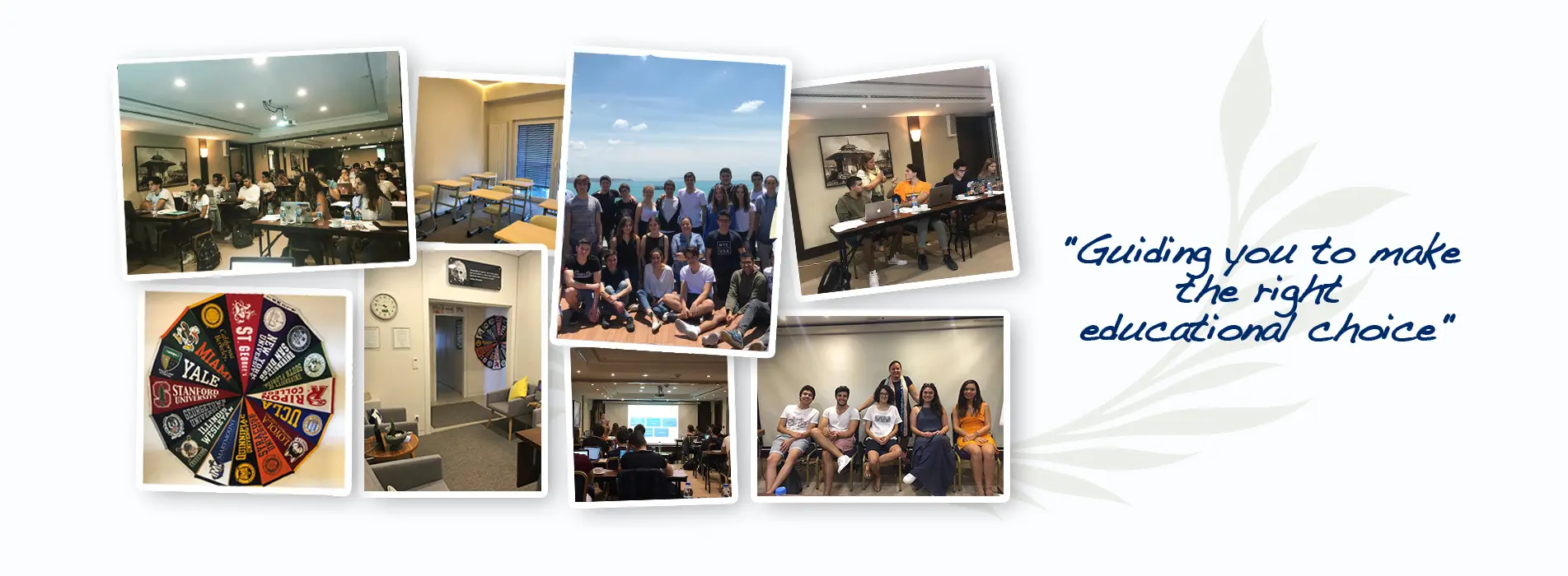 College visits, workshops and students — Guiding you to make the right educational choice